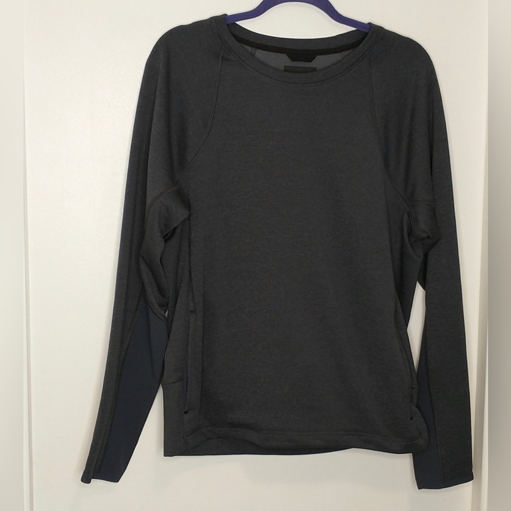 Theory dark grey sweatshirt pullover